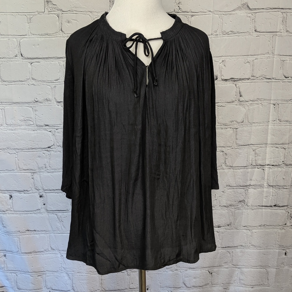 Dolan (Anthropologie) black blouse